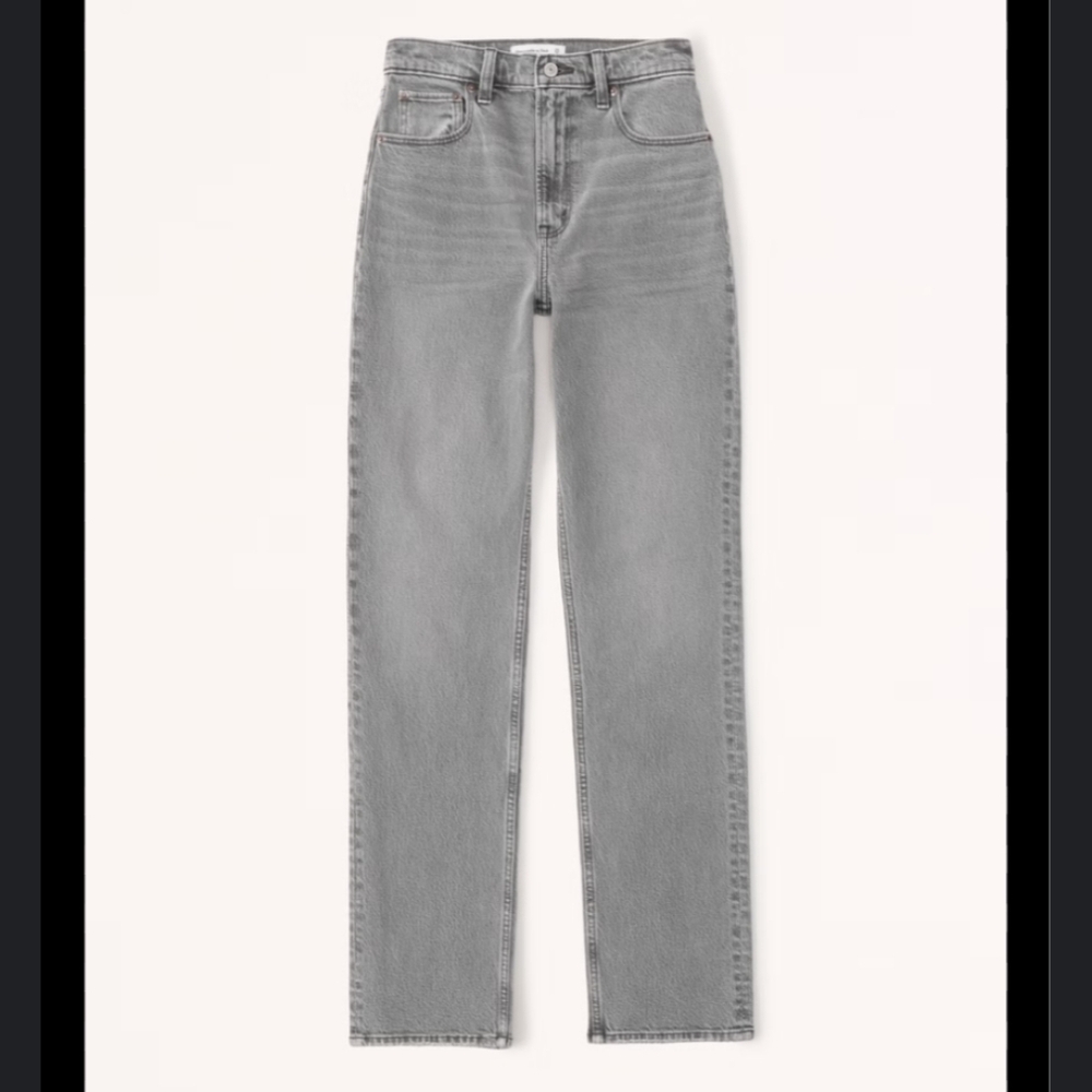 Abercrombie & Fitch 90's Straight Ultra High Rise Jeans Size 29 EUC